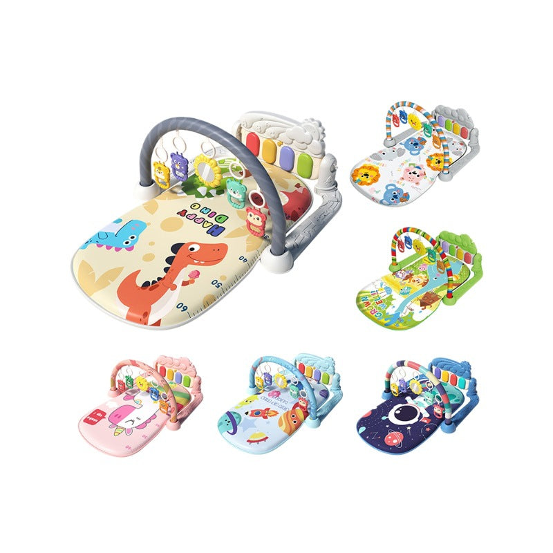 Infant Toy Pedal Piano 0-1 Year Old Baby Music Fitness Stand Pedal Piano Crawling Game Mat Cross-Border - image 5