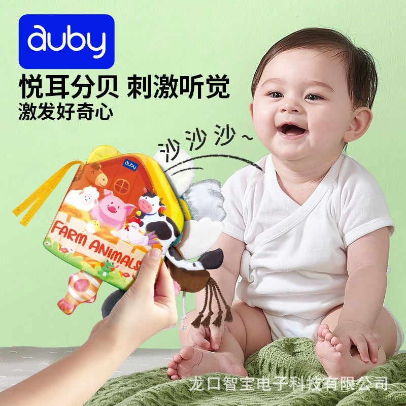The baby can bite the baby's mouth and tear the baby's early education enlightenment organ touch the book - image 4