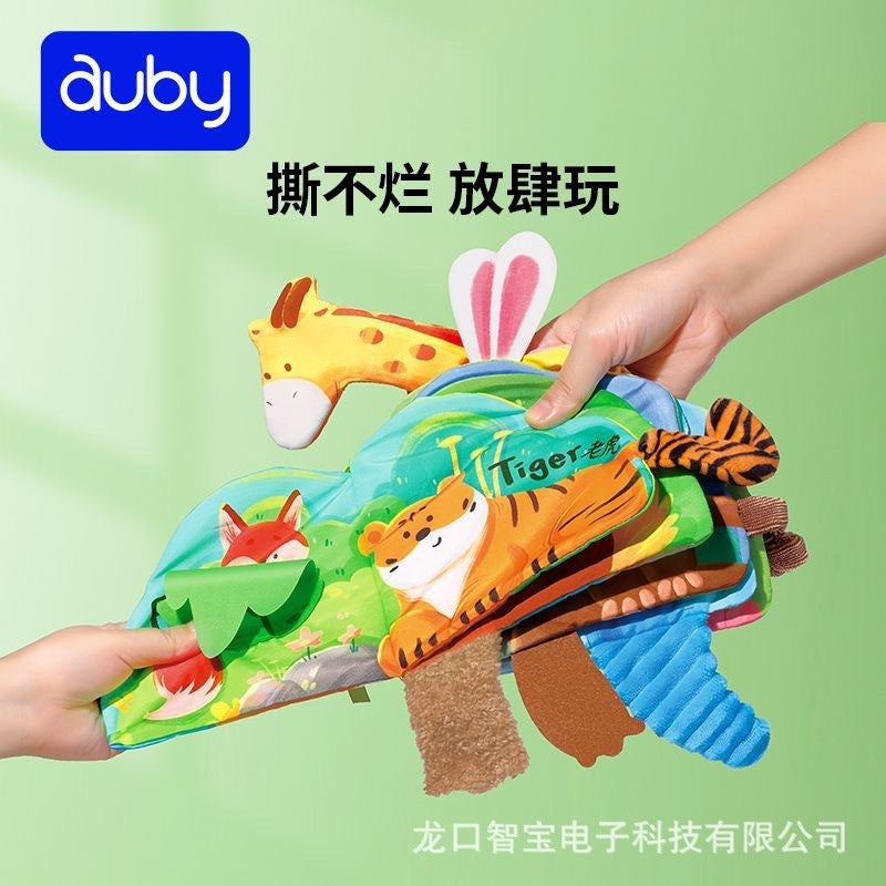 The baby can bite the baby's mouth and tear the baby's early education enlightenment organ touch the book - image 5
