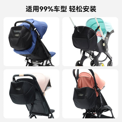 Baby Stroller Storage Bag, Multi-Functional Portable Backpack Mommy Bag, Large Capacity Storage Bag for Baby Stroller - image 4