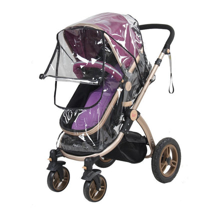 Amazon Cross-Border Stroller Rain Cover, Universal for Baby Strollers, Wind Shield, Anti-Splash, Rain Cover - image 1