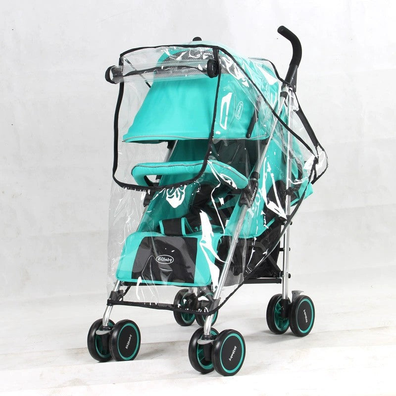 Amazon Cross-Border Stroller Rain Cover, Universal for Baby Strollers, Wind Shield, Anti-Splash, Rain Cover - image 2