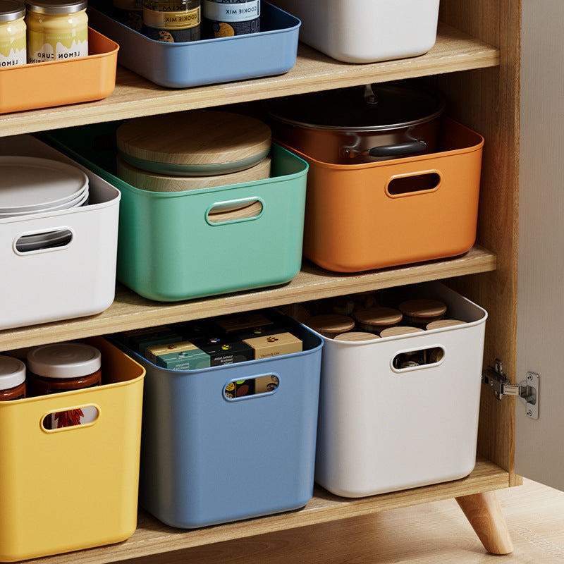 Sundry Toy Storage Box Dormitory Home Wardrobe Living Room Large Capacity Snack Storage Box with Lid Desktop Storage Box - image 2