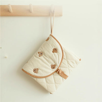 ins baby portable diaper changing pad foldable diaper pad bag multifunctional baby diaper changing table diaper pad - image 2
