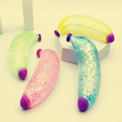 New Maltose Stress Relief Ball, Bouncing Banana Stress Relief Toy, Soft Rubber Stress Relief Toy, Wholesale from Manufacturer - image 1