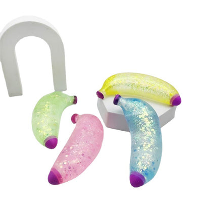New Maltose Stress Relief Ball, Bouncing Banana Stress Relief Toy, Soft Rubber Stress Relief Toy, Wholesale from Manufacturer - image 5