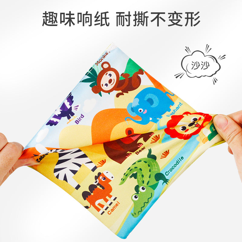 Manufacturer Baby Tissue Box That Cannot Be Torn Apart, Tissue Paper Toy, Baby 0-1 Years Old Learning Tissue Paper, Early Education Cloth Book - image 5