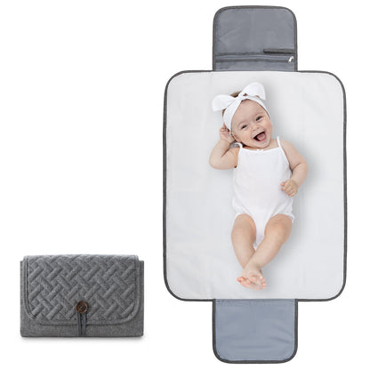 Cpc Baby Changing Diaper Pad, Waterproof and Easy-To-Wipe Maternal and Infant Embroidered Diaper Pad - image 1