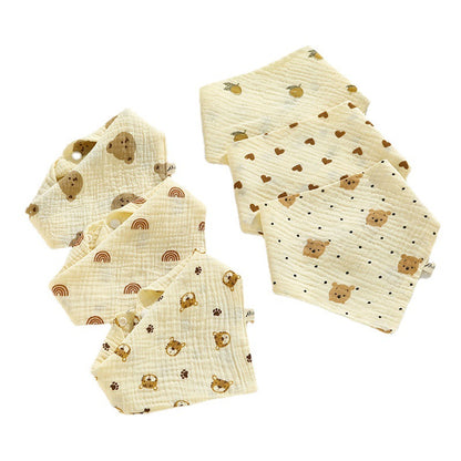 Baby Bibs, Class a Saliva Towels, Pure Cotton Gauze, Waterproof, Thin Style, Children's Baby Products, Bibs to Prevent Spitting Up, Wholesale - image 5