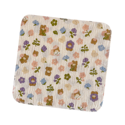 Baby's Spit Towel Cotton Gauze Towel Baby's Burp Towel Children's Handkerchief Newborn Super Soft Face Wash Small Square Towel - image 5
