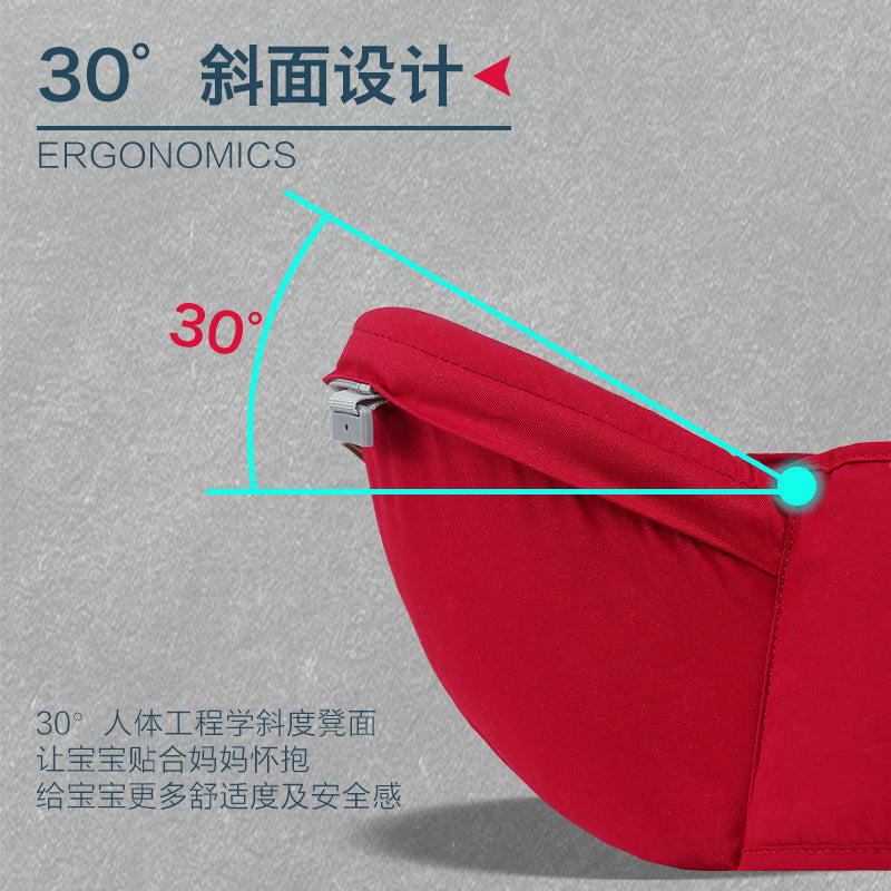 Bei Bei Le Multifunctional Breathable Shoulder Front Hug Baby Lap Waist Stool Baby Lap Simple Baby Hug Stool - image 3