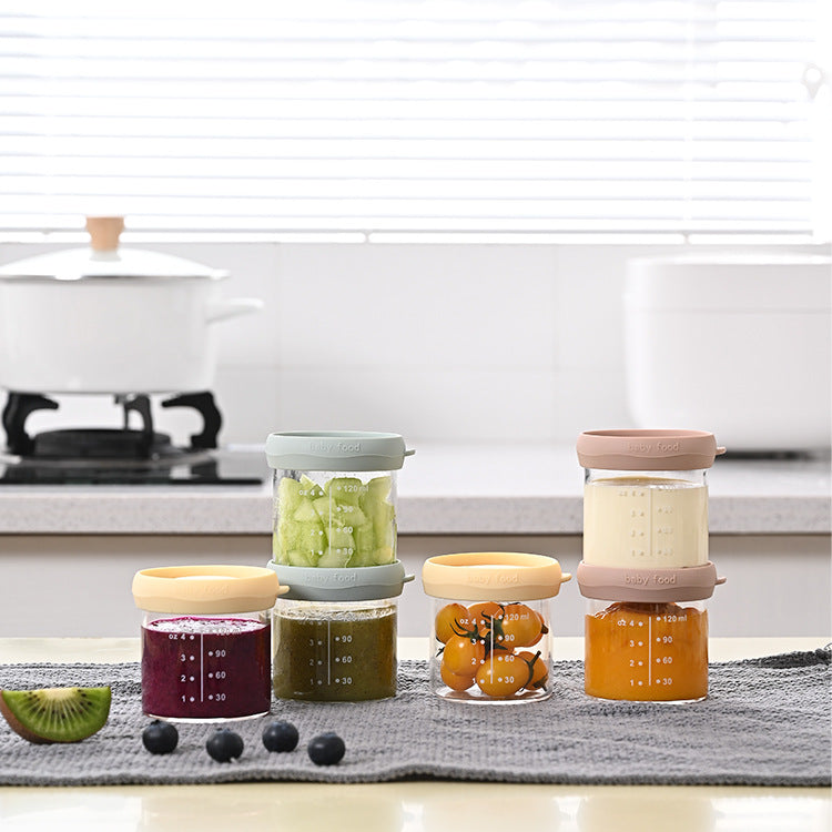 Cross-border Baby Food Supplementary Box Storage Box Fresh-keeping Box Freezer Box Baby's Special Outgoing Food Supplementary Bowl Cooking Tool - image 3