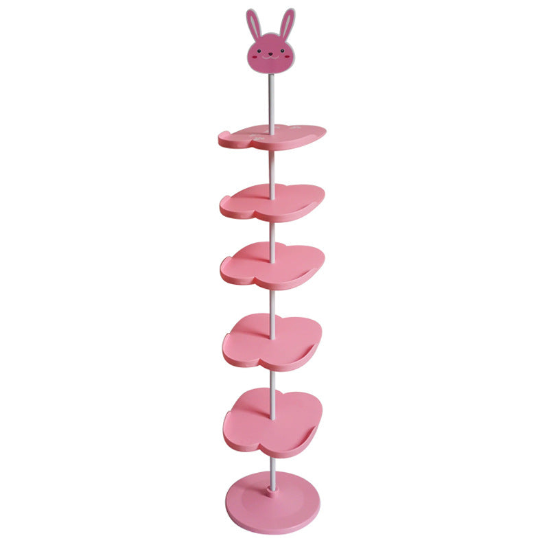 Children's Shoes Small Cartoon Household Entryway Baby Shoe Cabinet Special Storage Rack Japanese Style Space-Saving Kids - image 5
