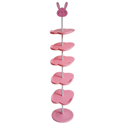 Children's Shoes Small Cartoon Household Entryway Baby Shoe Cabinet Special Storage Rack Japanese Style Space-Saving Kids - image 5