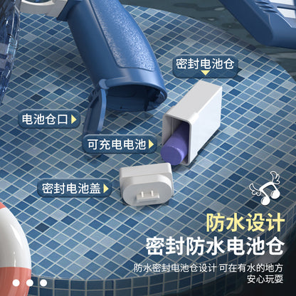Drill Dragon Mengmeng Child M416 Light Spitfire Edition Electric Water Gun Full-automatic Succession Outdoor Toy Water Absorbent Toy - image 3