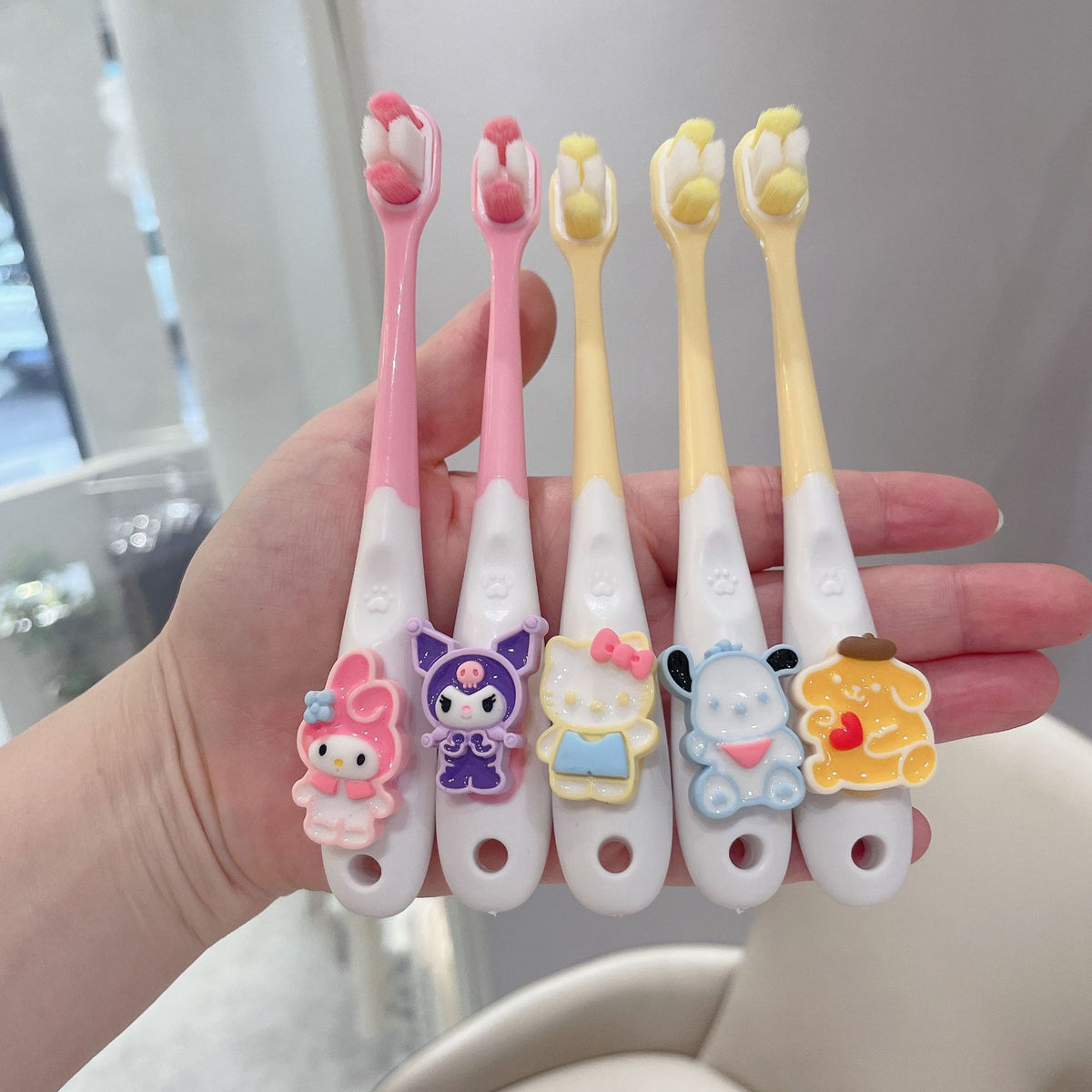 4-Pack Princess Children's Toothbrushes with Soft Bristles for Ages 3-6 and 6-12, Beginner Baby Toothbrushes for Protecting Teeth, Multi-Bristle for Baby Teeth, Ages 4-12 - image 4
