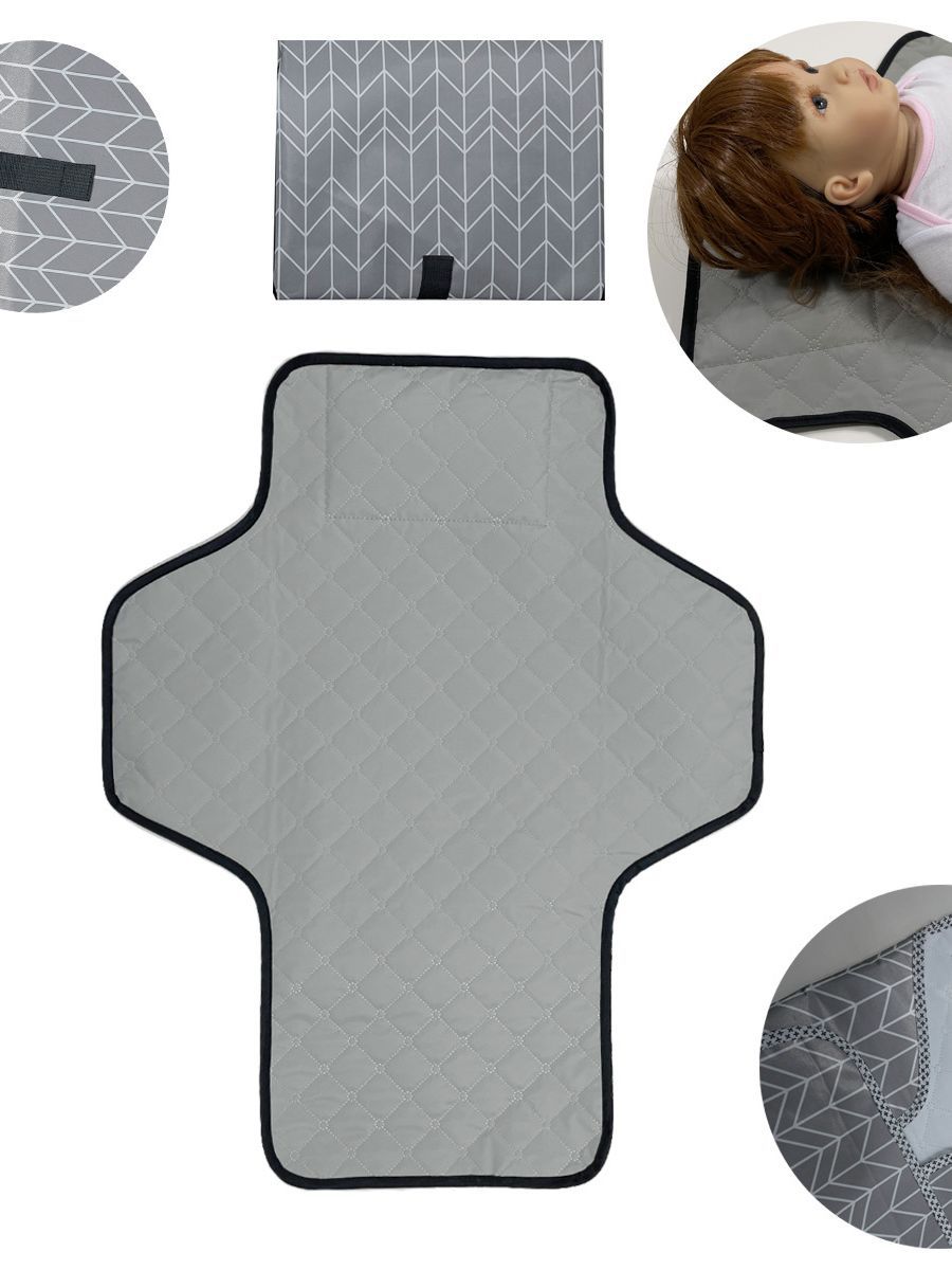 New cross-border Amazon baby diaper pad waterproof diaper changing waterproof pad portable baby bag diaper bag - image 3