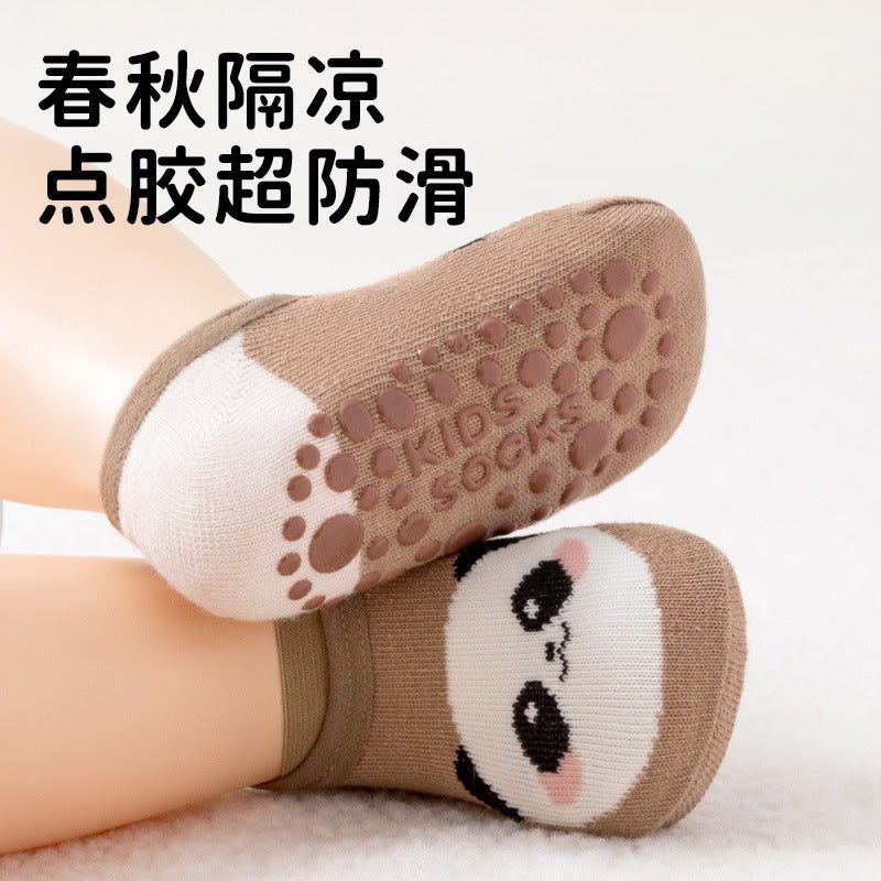 Baby floor socks shoes spring and autumn baby toddler socks breathable soft bottom early education socks indoor non-slip cool - image 2