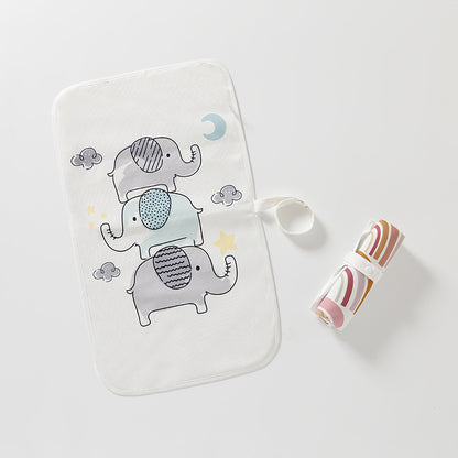 Baby diaper pad newborn baby diaper changing pad washable waterproof small portable for kindergarten - image 2