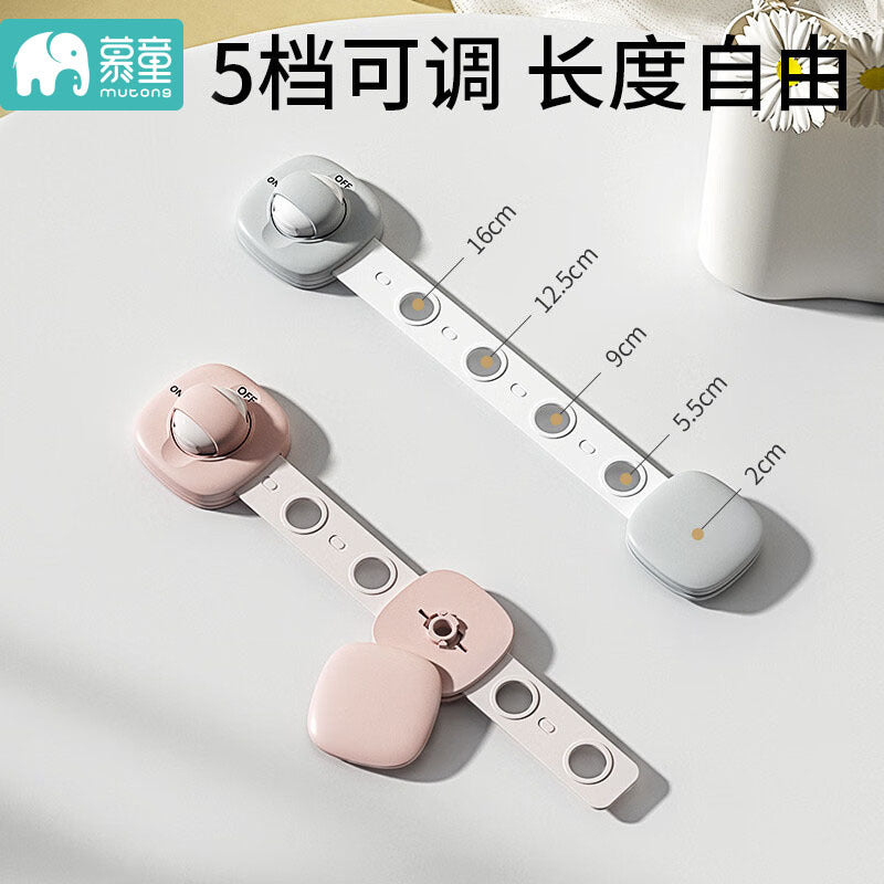 Child Safety Lock Protective Drawer Buckle Baby Anti-Pinch Cabinet Door Lock Refrigerator Baby Anti-Opening Multi-Function Child Lock - image 2