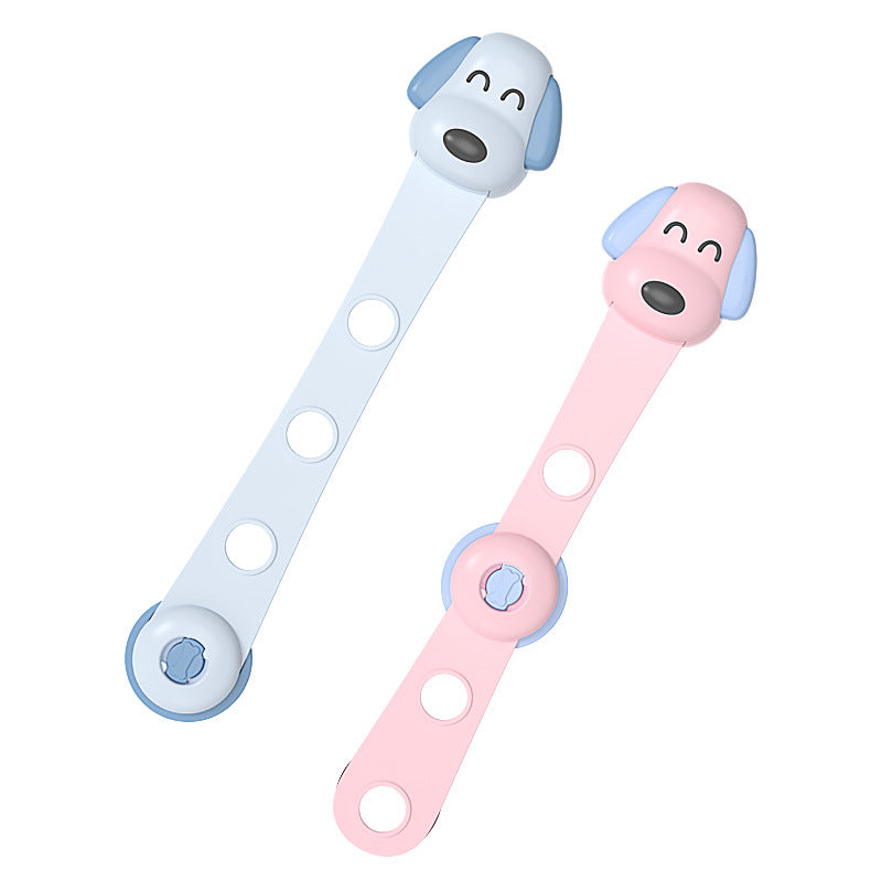 Children's safety lock protective drawer lock baby anti-pinch hand multi-functional baby anti-open refrigerator cabinet cabinet door lock - image 5