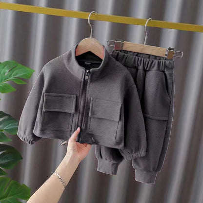 2026 New Fashionable and Stylish Spring and Autumn Suits for Girls, Two-Piece Clothing Sets for Baby Girls, Sports and Leisure Suits - image 3