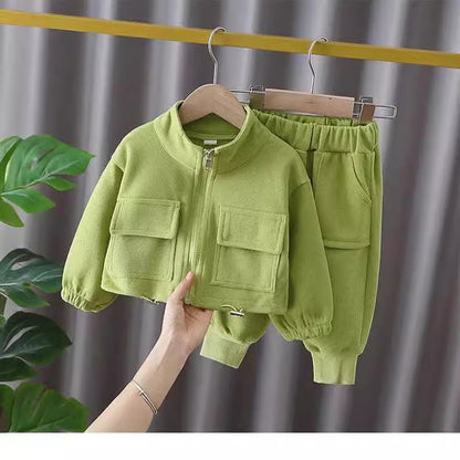 2026 New Fashionable and Stylish Spring and Autumn Suits for Girls, Two-Piece Clothing Sets for Baby Girls, Sports and Leisure Suits - image 4
