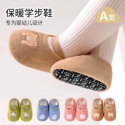 Baby toddler socks 0-3 years old children non-slip floor shoes baby spring and autumn winter shoes socks toddler socks wholesale - image 1