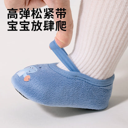 Baby toddler socks 0-3 years old children non-slip floor shoes baby spring and autumn winter shoes socks toddler socks wholesale - image 2