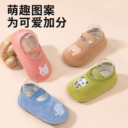 Baby toddler socks 0-3 years old children non-slip floor shoes baby spring and autumn winter shoes socks toddler socks wholesale - image 4