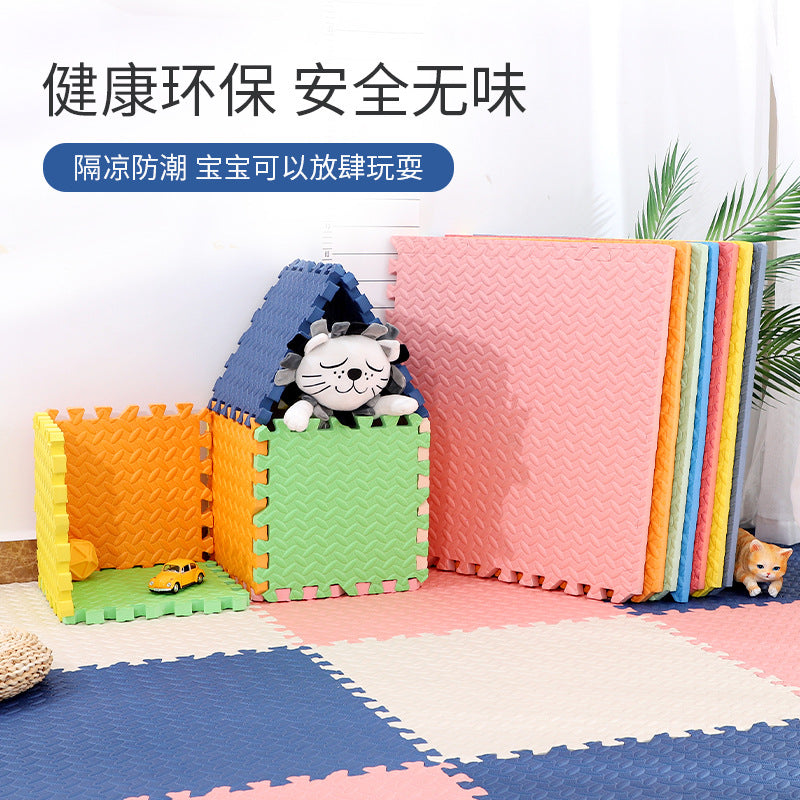 Cross-border Foam Floor Mat Household Splicing Bedroom Climbing Mat Baby Children Climbing Mat Baby Drop-resistant Puzzle Mat - image 3