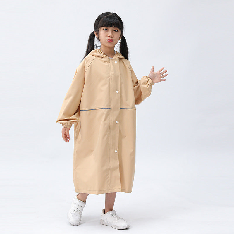 Cross-border high-quality parent-child children raincoat manufacturers primary and secondary school students kindergarten long baby conjoined poncho environmental protection - image 2
