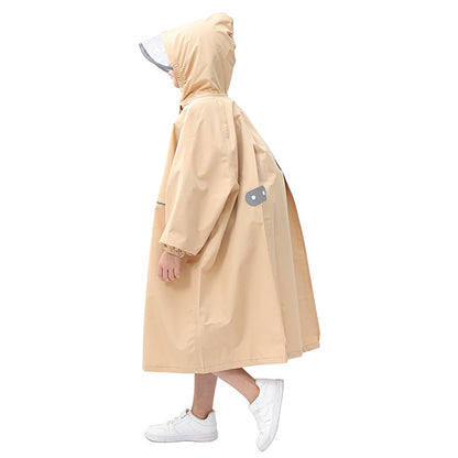 Cross-border high-quality parent-child children raincoat manufacturers primary and secondary school students kindergarten long baby conjoined poncho environmental protection - image 5