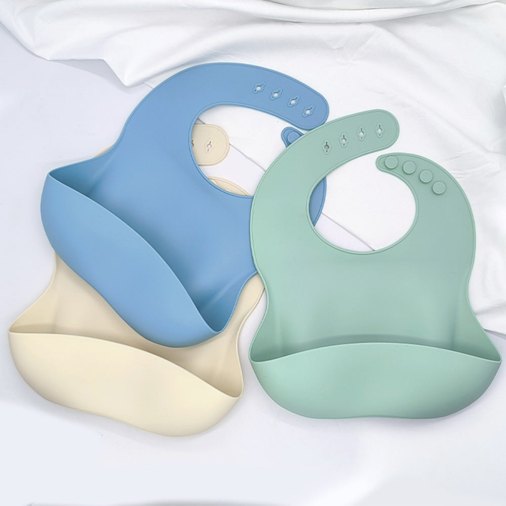 Children's Silicone Bib Thickened Baby Bib Dinner Baby Bib Water Towel 3D Stereoscopic Baby Products - image 2
