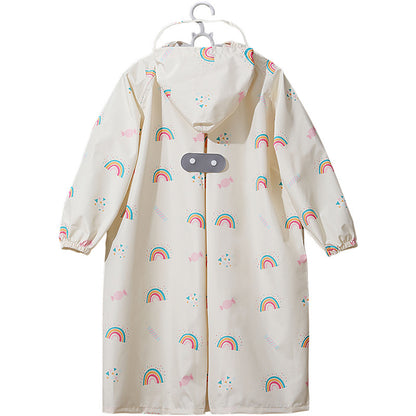 Children's raincoat girl's 2-year-old girl 4 kindergarten baby boy poncho lightweight 8 Primary School student rain-proof clothing schoolbag seat - image 5