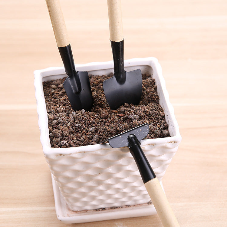 Garden gadget three-piece mini gardening supplies suit outdoor children's manual toy shovel in stock wholesale - image 4