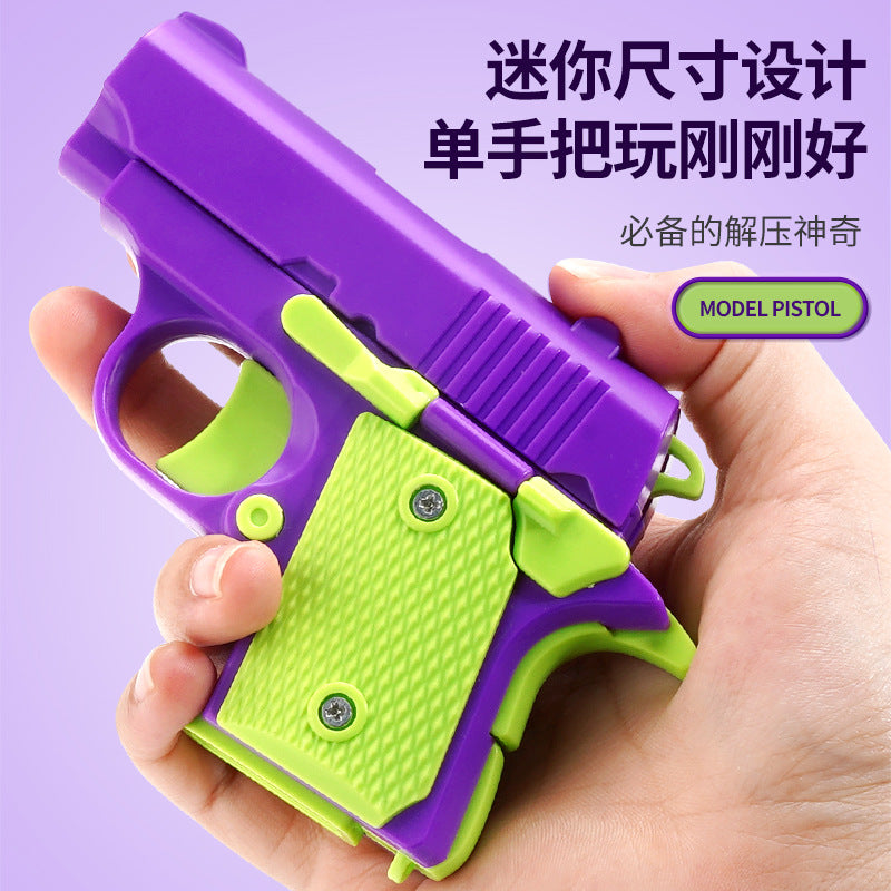 Gravity Cub 1911 Pistol Blow Back Carrot Pistol Mini Carrot Knife D Print Decompression Toy - image 2