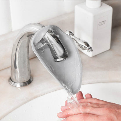 Faucet extender children's hand washing artifact baby silicone extension nozzle splash-proof extender switch sink guide nozzle - image 1