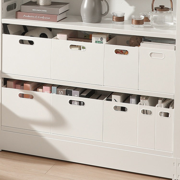 Yuzheng Bookshelf Storage Box Library Bookshelf Right-Angle Organizing Box Cabinet Snack Toy Storage Box Storage Container - image 1