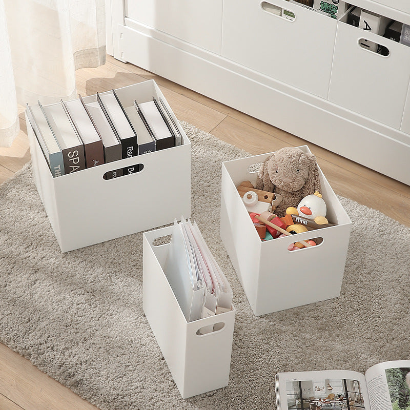Yuzheng Bookshelf Storage Box Library Bookshelf Right-Angle Organizing Box Cabinet Snack Toy Storage Box Storage Container - image 2