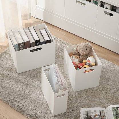 Yuzheng Bookshelf Storage Box Library Bookshelf Right-Angle Organizing Box Cabinet Snack Toy Storage Box Storage Container - image 2