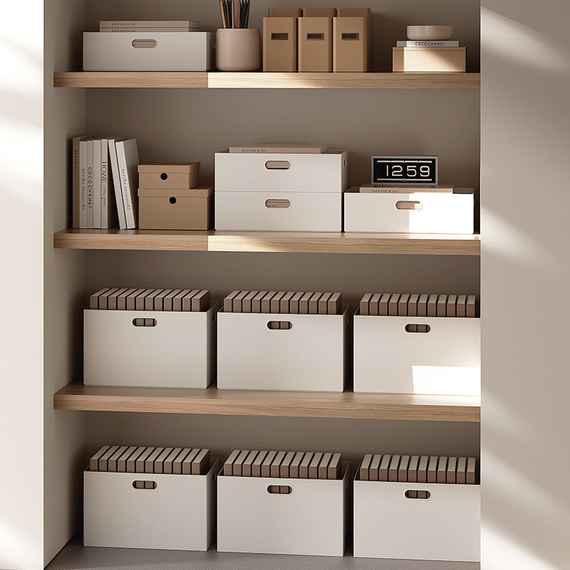 Yuzheng Bookshelf Storage Box Library Bookshelf Right-Angle Organizing Box Cabinet Snack Toy Storage Box Storage Container - image 5