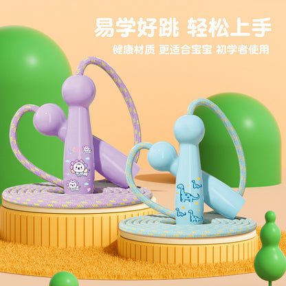Children's Rope Skipping Kindergarten Primary School Students' Baby Sports Rope Wear-resistant Knot First Grade Beginners Fitness Special - image 4