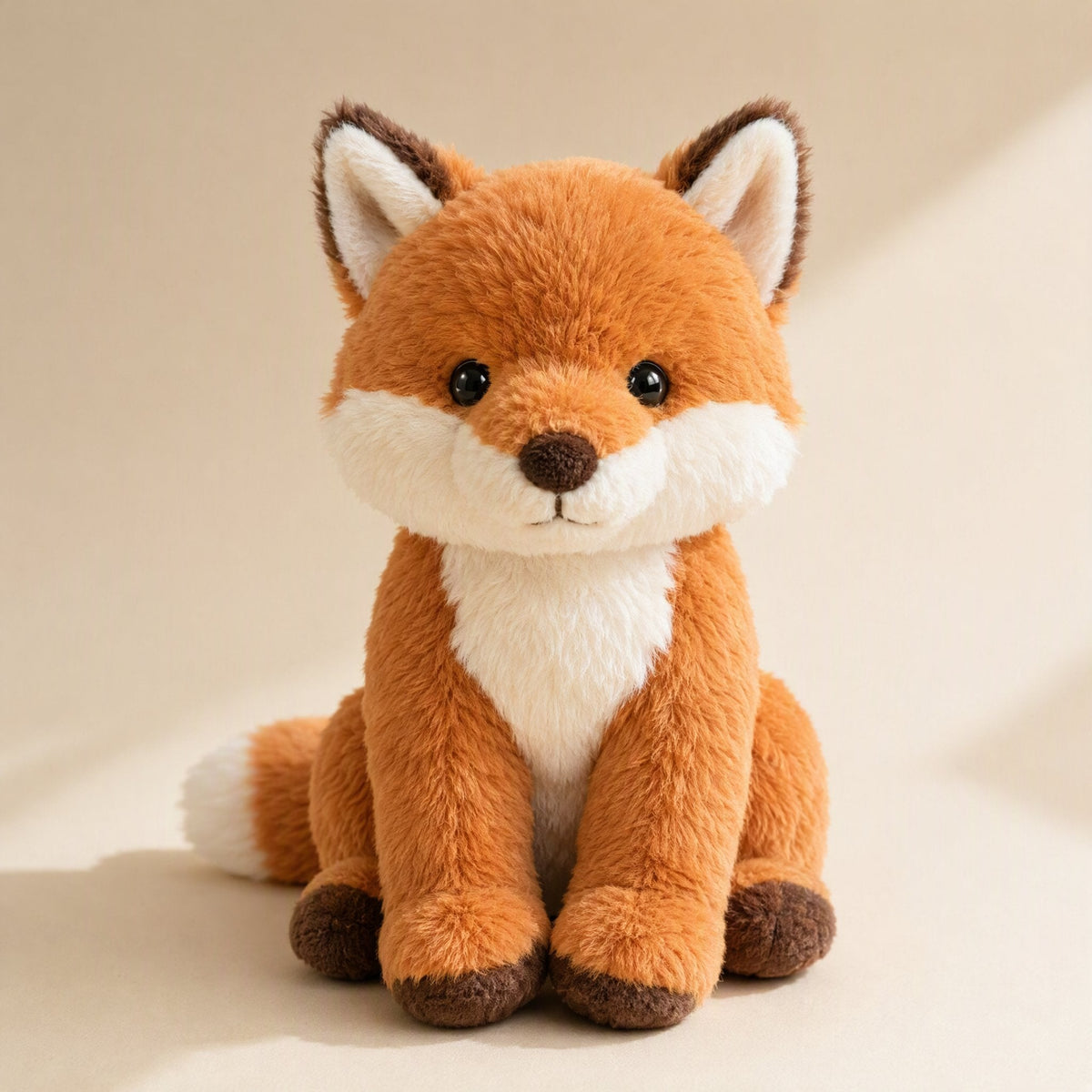 Custom animal plush doll made with short plush, polyester fiber, and PP cotton filling - view 2