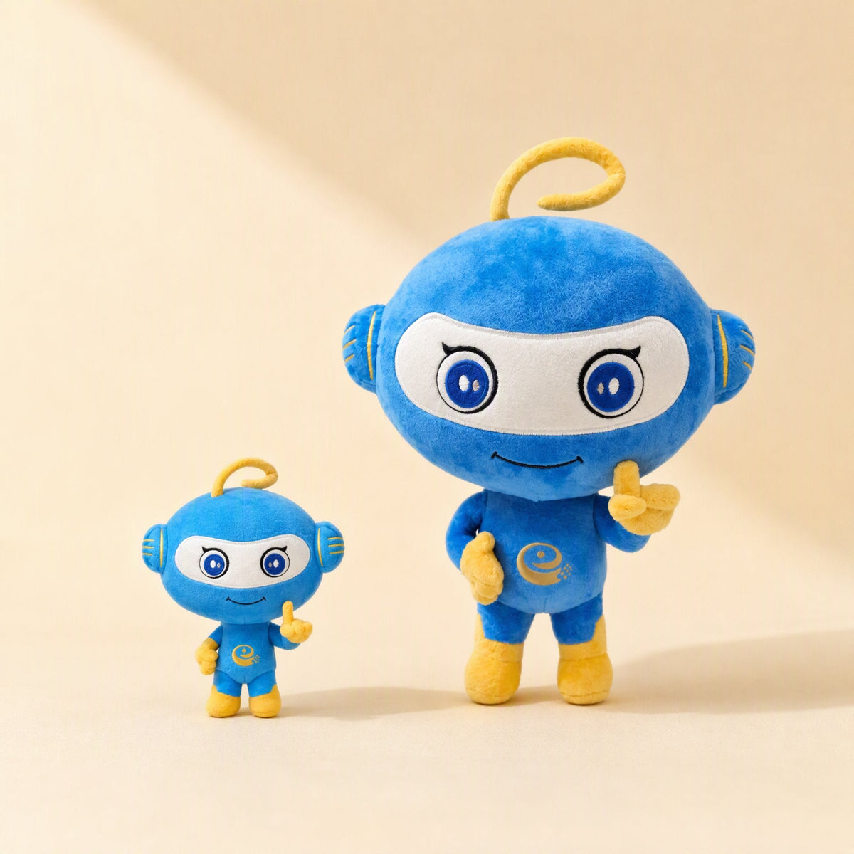Custom animal plush doll made with short plush, polyester fiber, and PP cotton filling - view 5