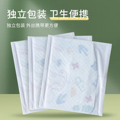 Disposable bib for babies and children individually packaged for eating children feeding bib disposable waterproof bib baby bib - image 2