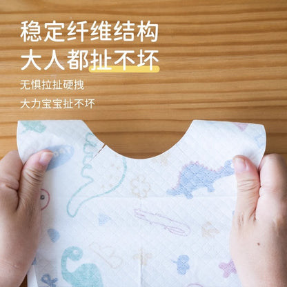 Disposable bib for babies and children individually packaged for eating children feeding bib disposable waterproof bib baby bib - image 4