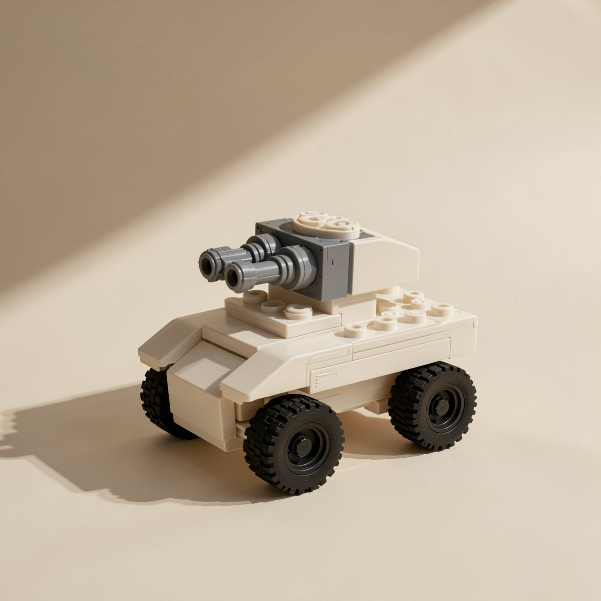 Plastic tank building blocks for assembling a vehicle - view 3