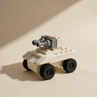 Plastic tank building blocks for assembling a vehicle - view 3