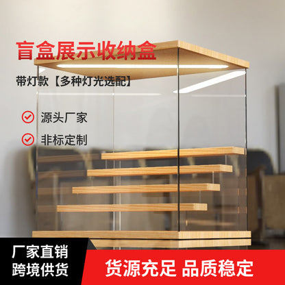 Blind Box Storage Box Display Rack Hand-held Toy Display Cabinet Dustproof Acrylic Transparent Hand-held Display Box Cross-border - image 1